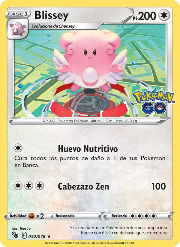Blissey (Pokémon GO #052/78)