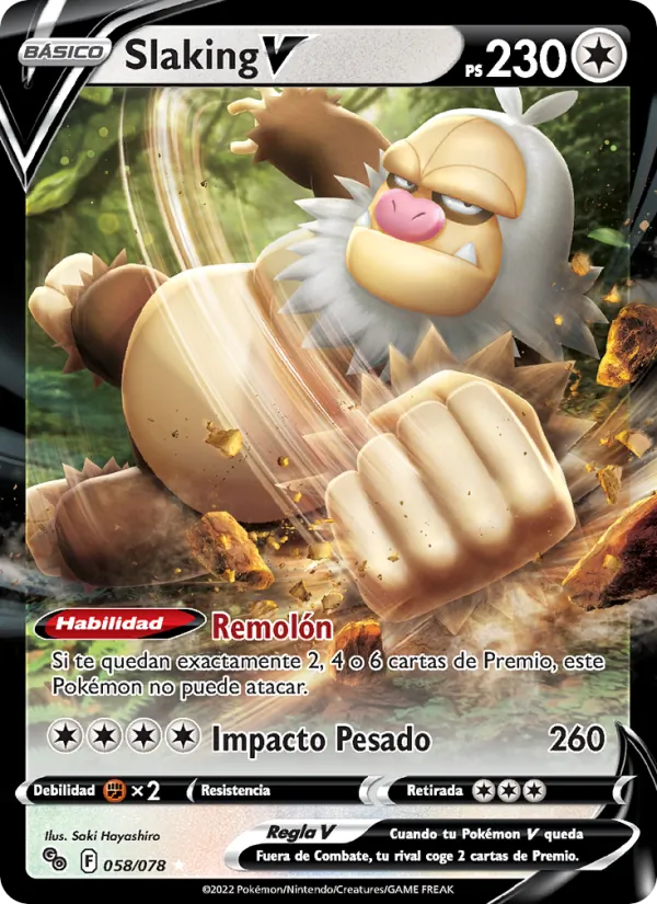 Slaking V (Pokémon GO #058/78)