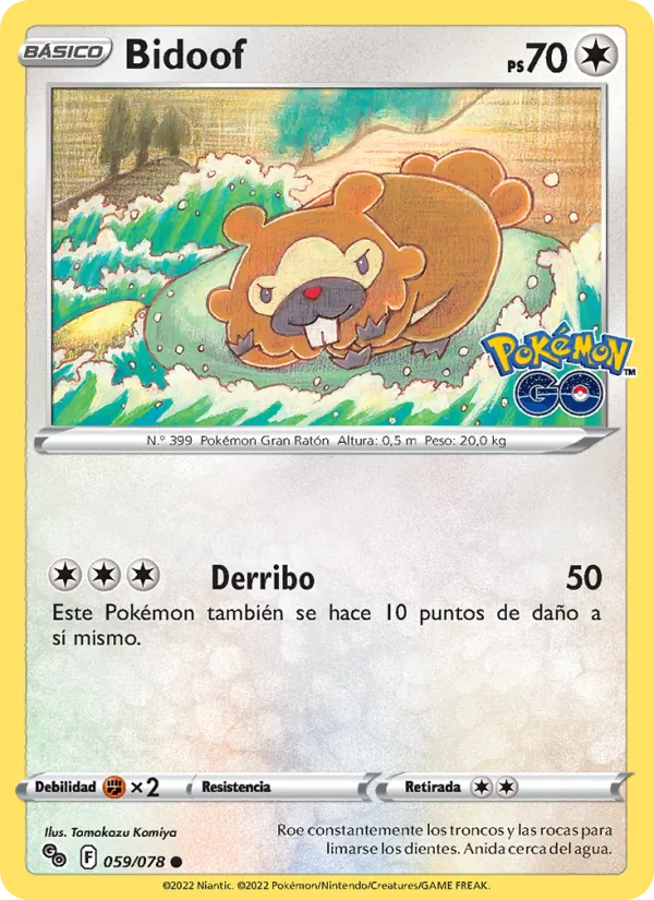 Bidoof (Pokémon GO #059/78)