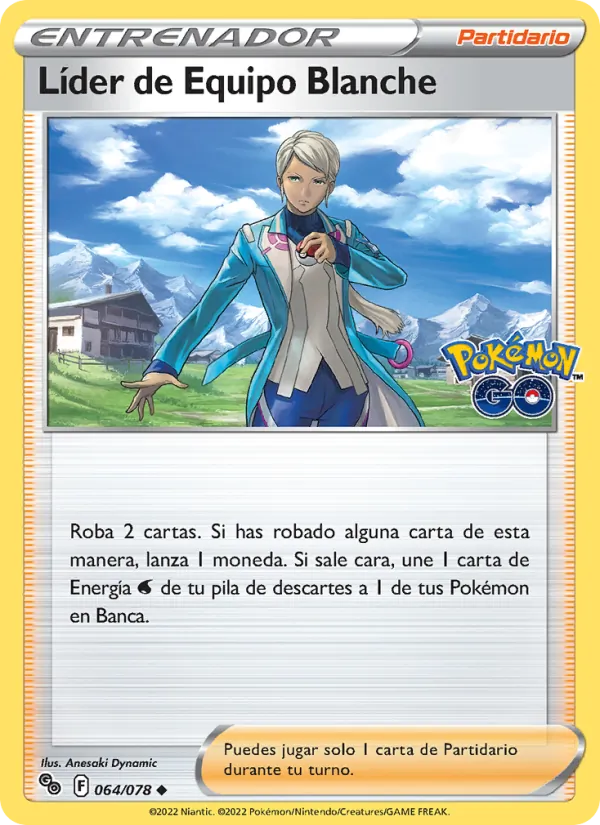 Líder de Equipo Blanche (Pokémon GO #064/78)