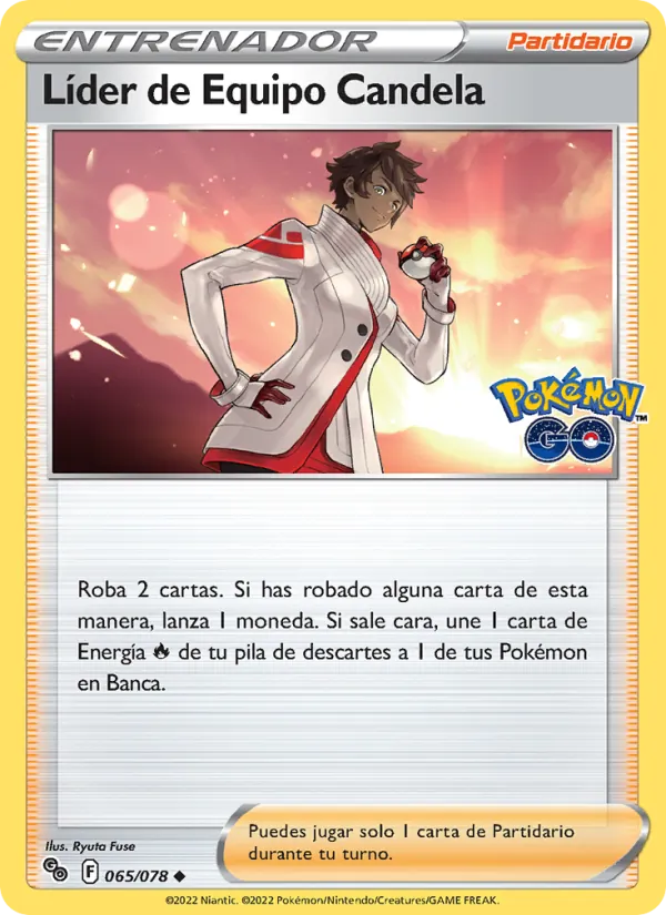 Líder de Equipo Candela (Pokémon GO #065/78)