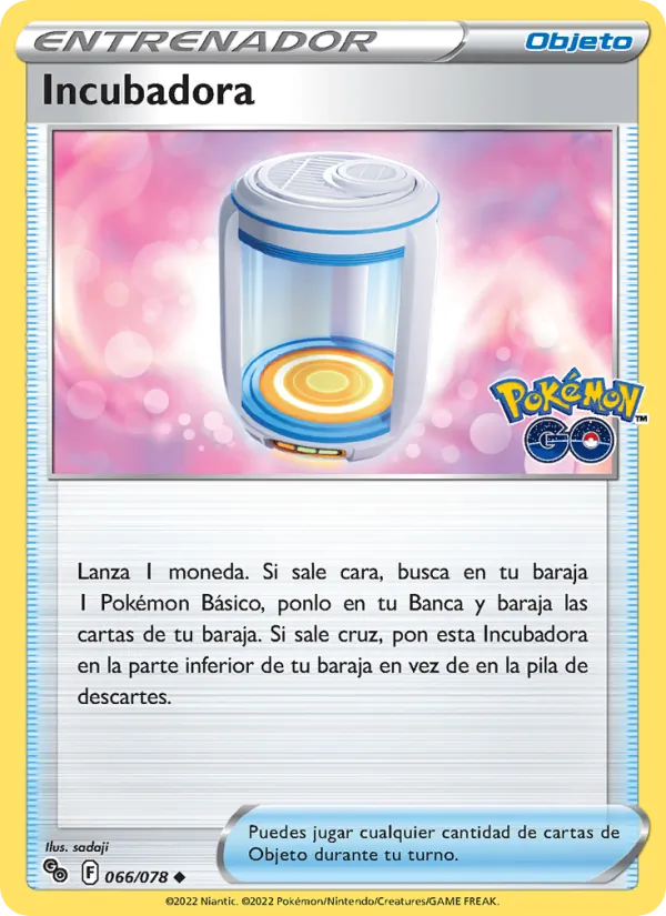 Incubadora (Pokémon GO #066/78)