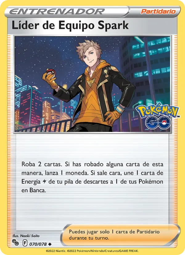 Líder de Equipo Spark (Pokémon GO #070/78)