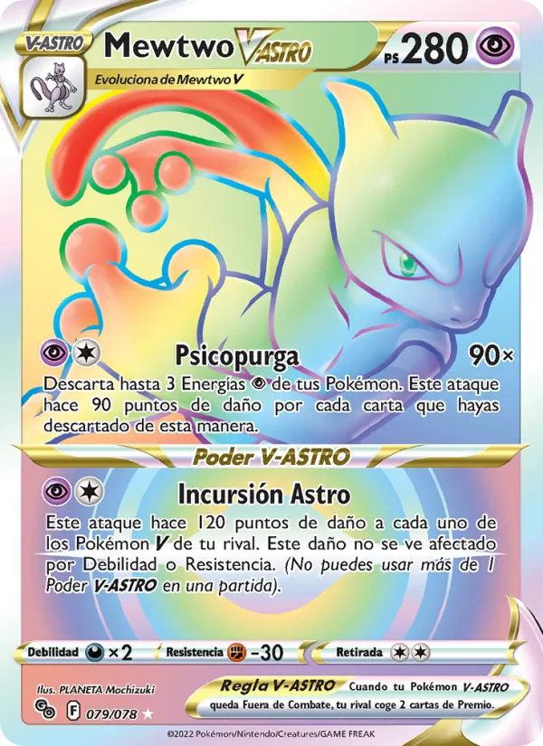 Mewtwo V-ASTRO (Pokémon GO #079/78)