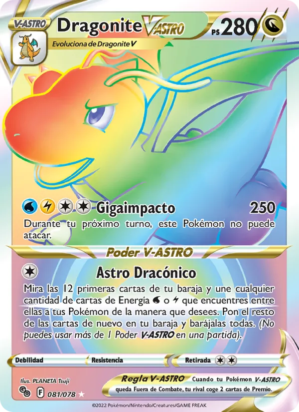 Dragonite V-ASTRO (Pokémon GO #081/78)