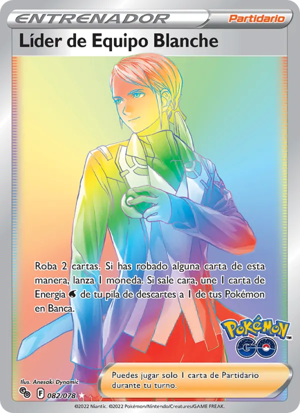 Líder de Equipo Blanche (Pokémon GO #082/78)