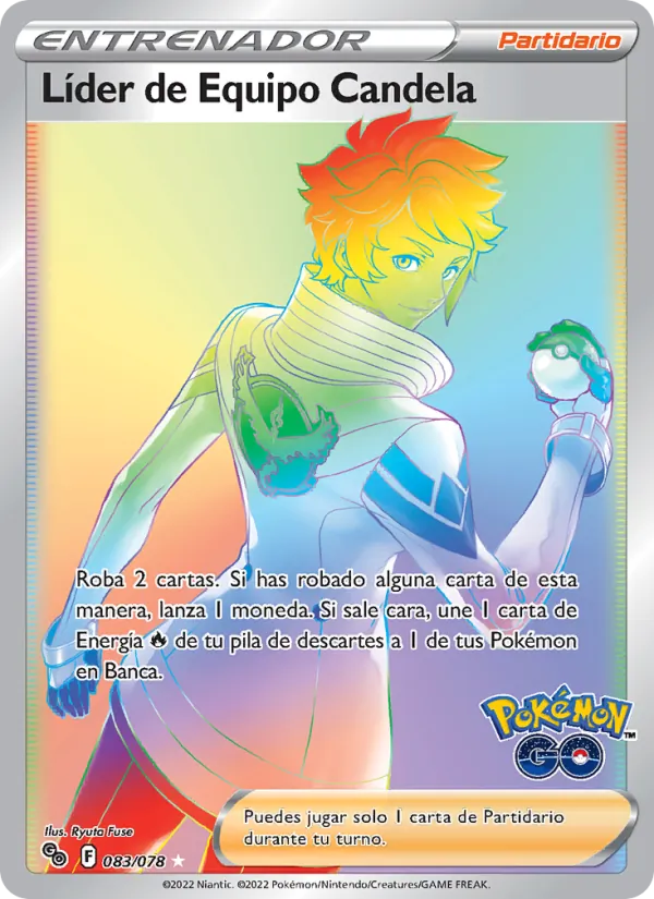 Líder de Equipo Candela (Pokémon GO #083/78)
