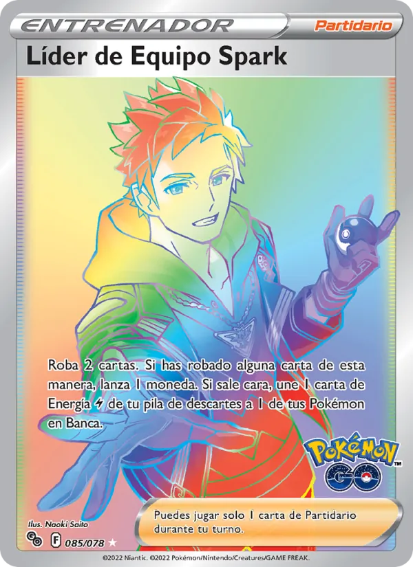 Líder de Equipo Spark (Pokémon GO #085/78)