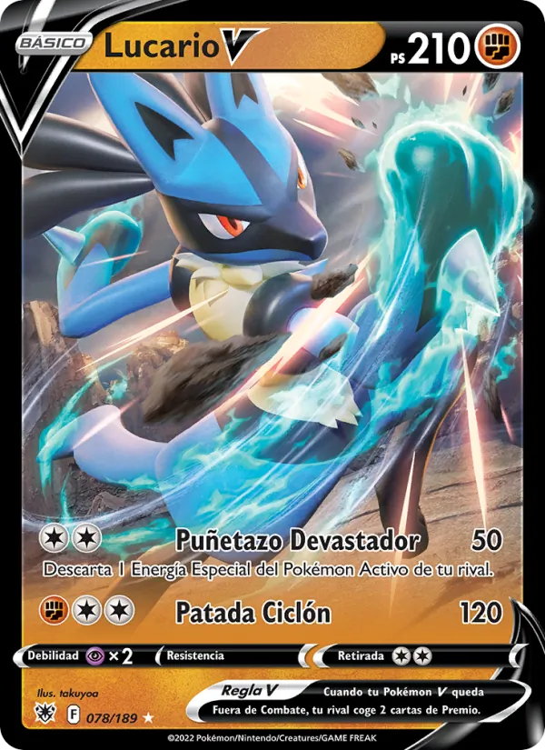 Lucario V (Resplandor Astral #078/189)
