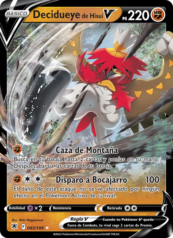 Decidueye de Hisui V (Resplandor Astral #083/189)