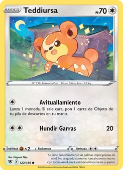 Teddiursa (Resplandor Astral #122/189)