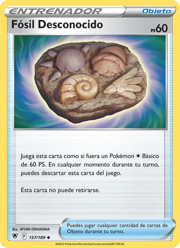 Fósil Desconocido (Resplandor Astral #157/189)