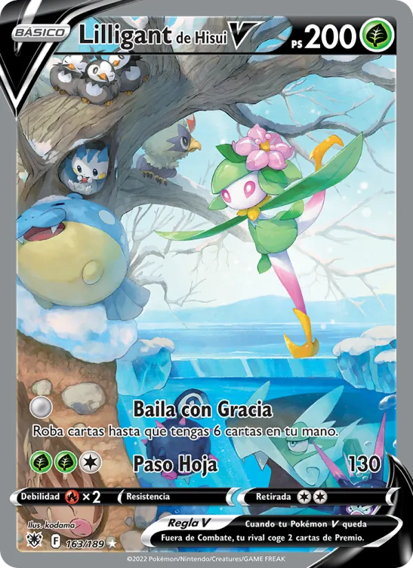 Lilligant de Hisui V (Resplandor Astral #163/189)