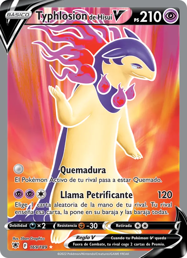 Typhlosion de Hisui V (Resplandor Astral #169/189)