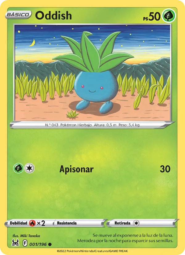 Oddish (Lost Origin #001/196)