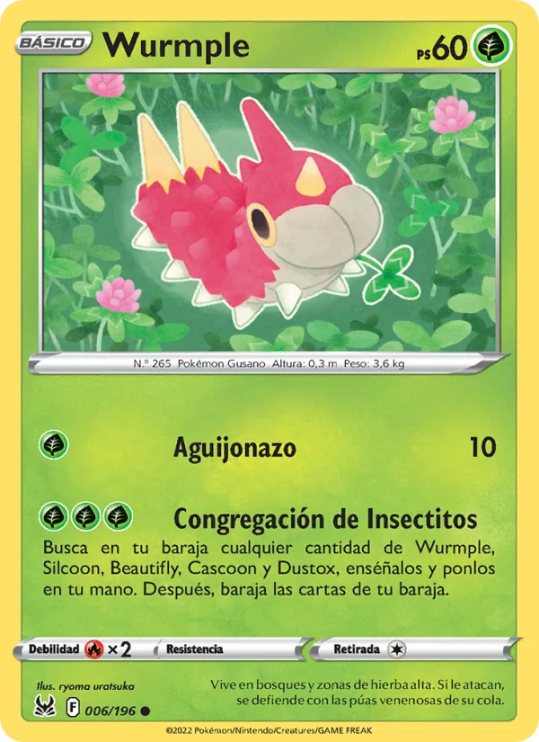 Wurmple (Origen Perdido #006/196)