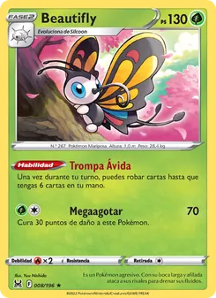 Beautifly (Origen Perdido #008/196)