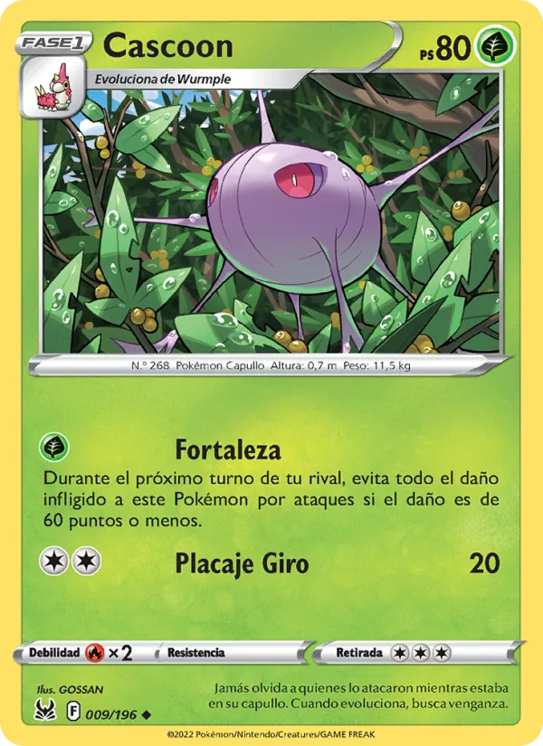 Cascoon (Origen Perdido #009/196)