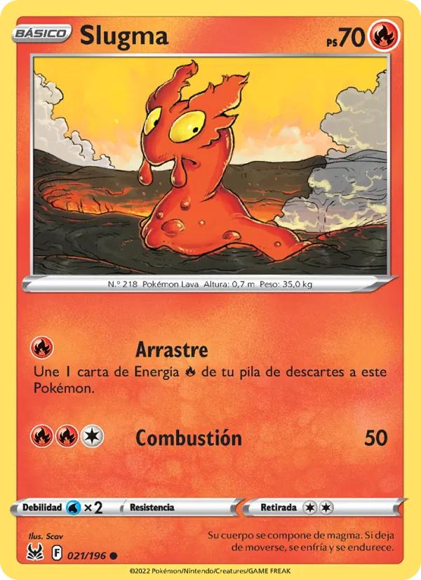 Slugma (Origen Perdido #021/196)