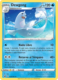 Dewgong (Origen Perdido #034/196)