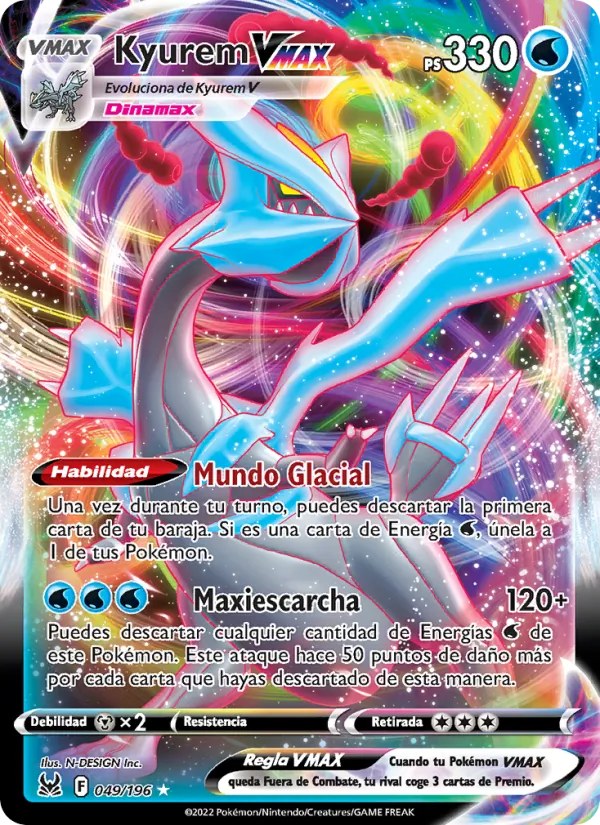 Kyurem VMAX (Origen Perdido #049/196)