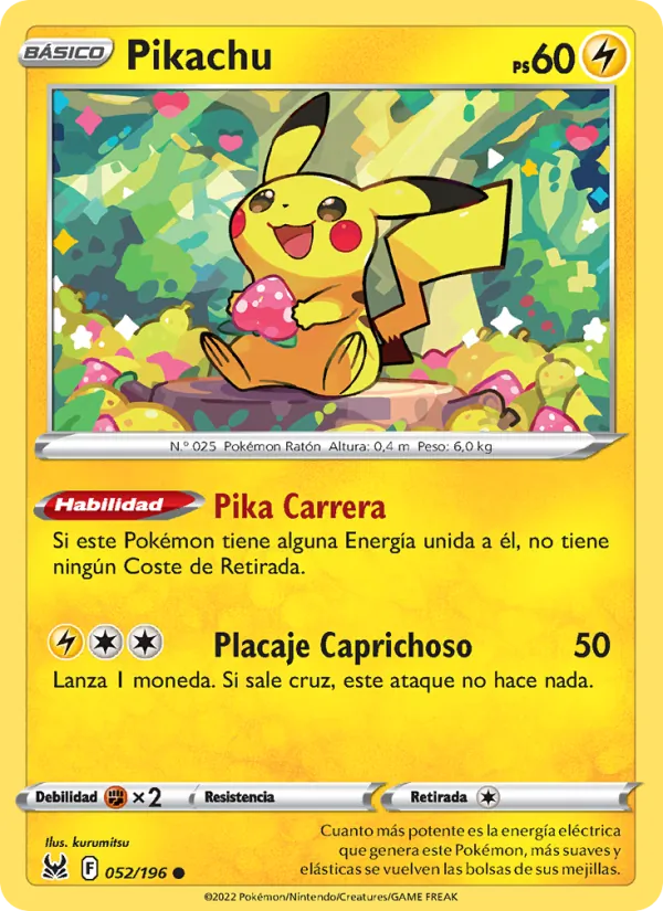 Pikachu (Origen Perdido #052/196)