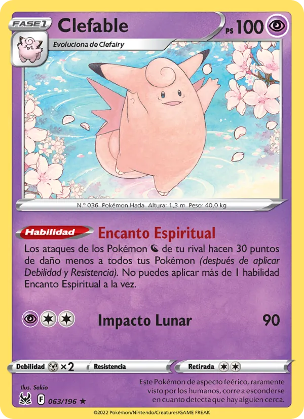Clefable (Origen Perdido #063/196)