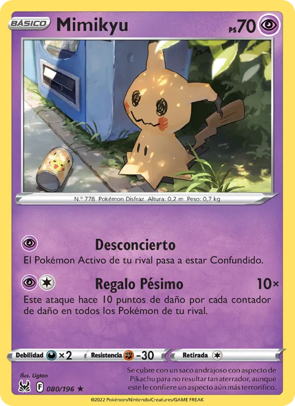 Mimikyu (Origen Perdido #080/196)