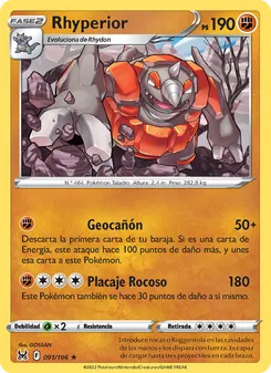 Rhyperior (Origen Perdido #091/196)