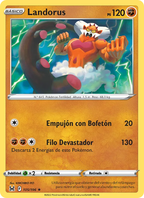 Landorus (Lost Origin #105/196)