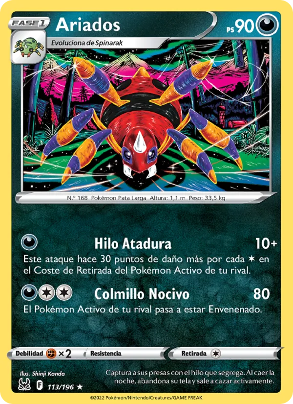 Ariados (Origen Perdido #113/196)