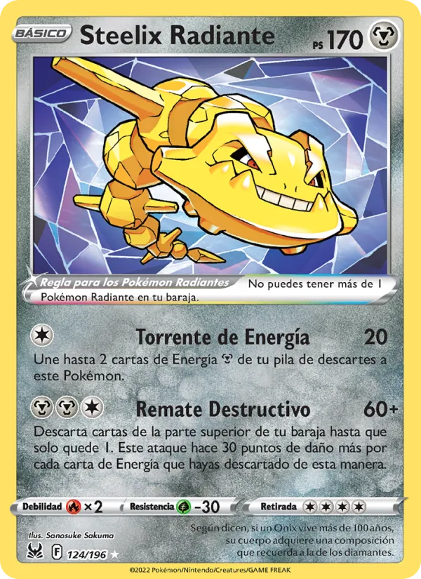 Steelix Radiante (Lost Origin #124/196)