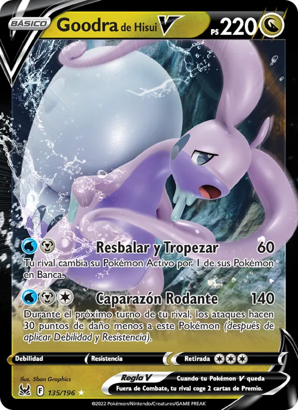 Goodra de Hisui V (Origen Perdido #135/196)
