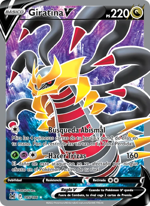 Giratina V (Origen Perdido #185/196)