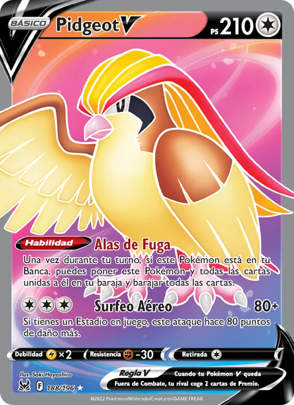 Pidgeot V (Origen Perdido #188/196)