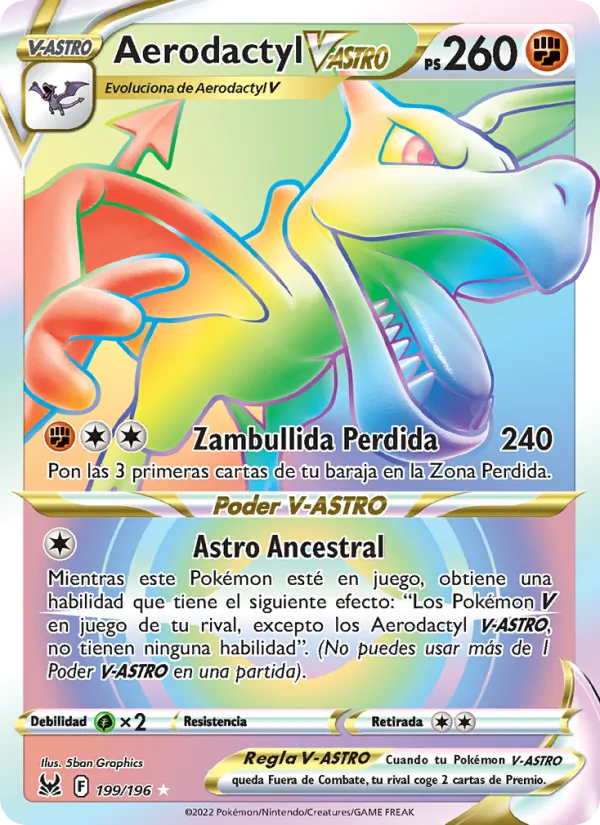 Aerodactyl V-ASTRO (Origen Perdido #199/196)