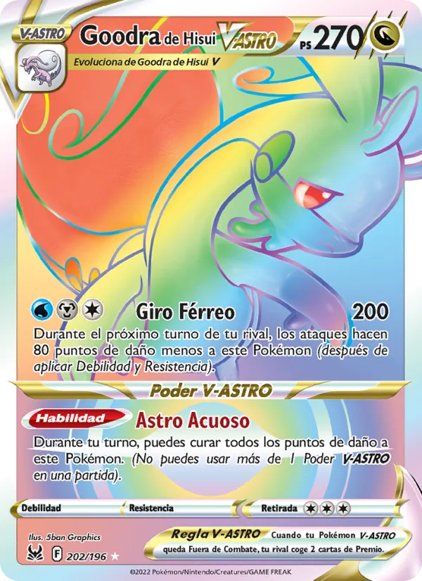 Goodra de Hisui V-ASTRO (Lost Origin #202/196)