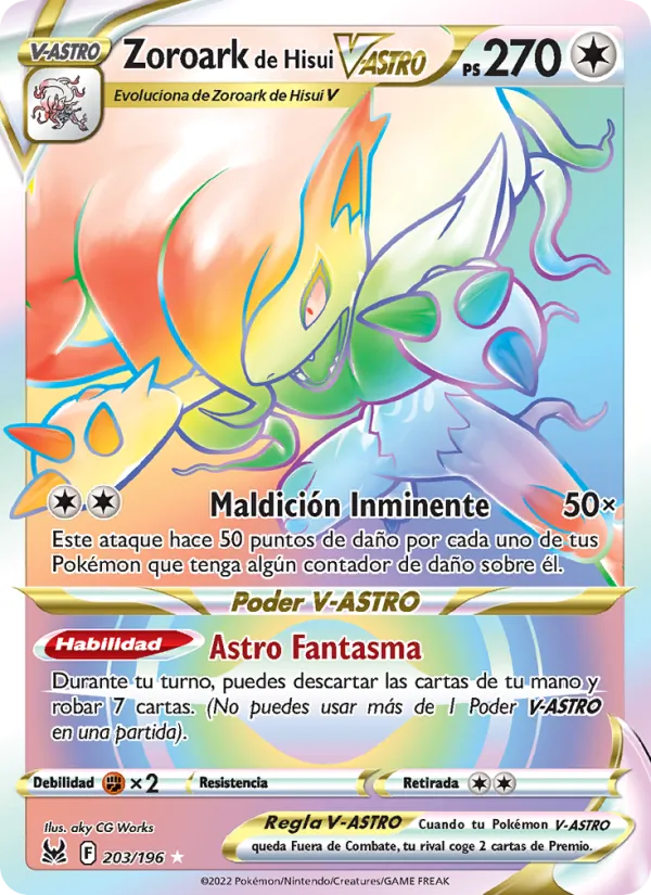 Zoroark de Hisui V-ASTRO (Lost Origin #203/196)