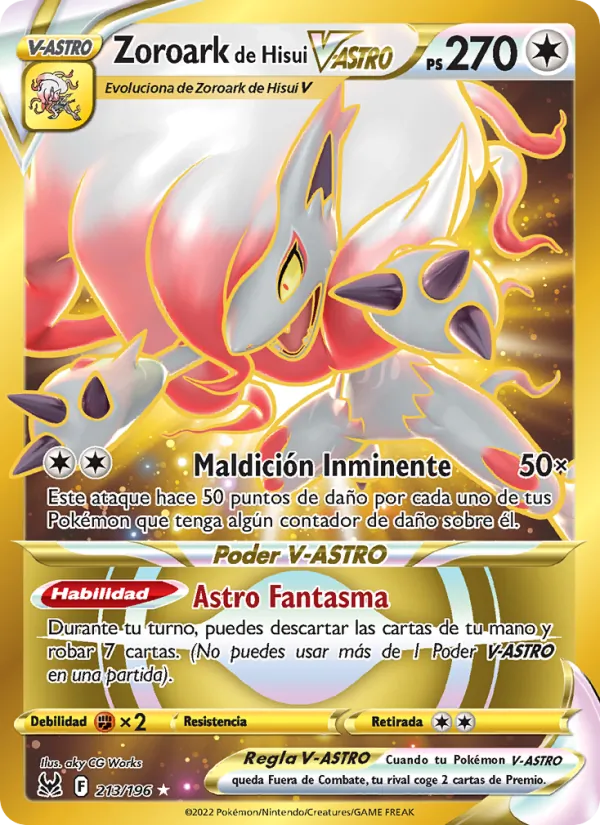 Zoroark de Hisui V-ASTRO (Lost Origin #213/196)