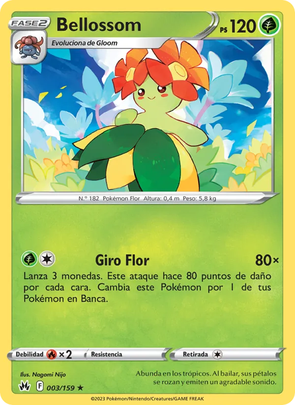 Bellossom (Crown Zenith #003/159)