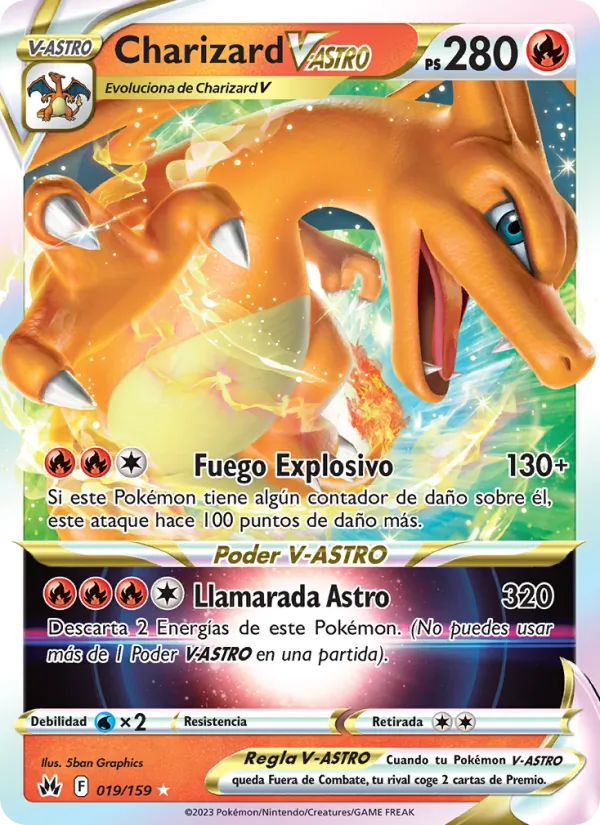 Charizard V-ASTRO (Cenit Supremo #019/159)