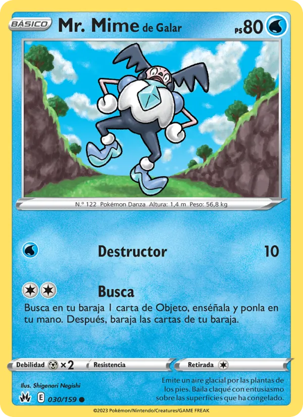 Mr. Mime de Galar (Crown Zenith #030/159)