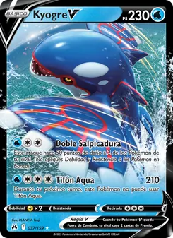 Kyogre V (Cenit Supremo #037/159)