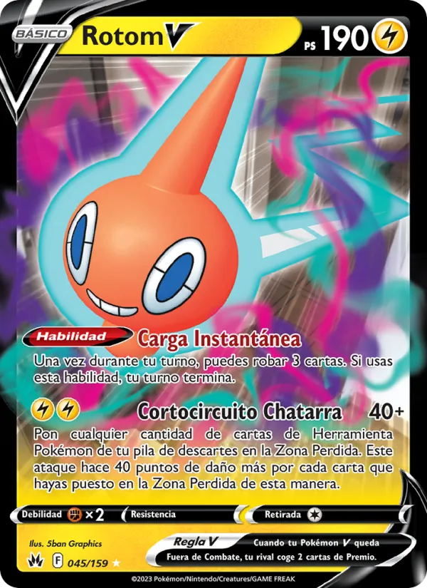 Rotom V (Crown Zenith #045/159)