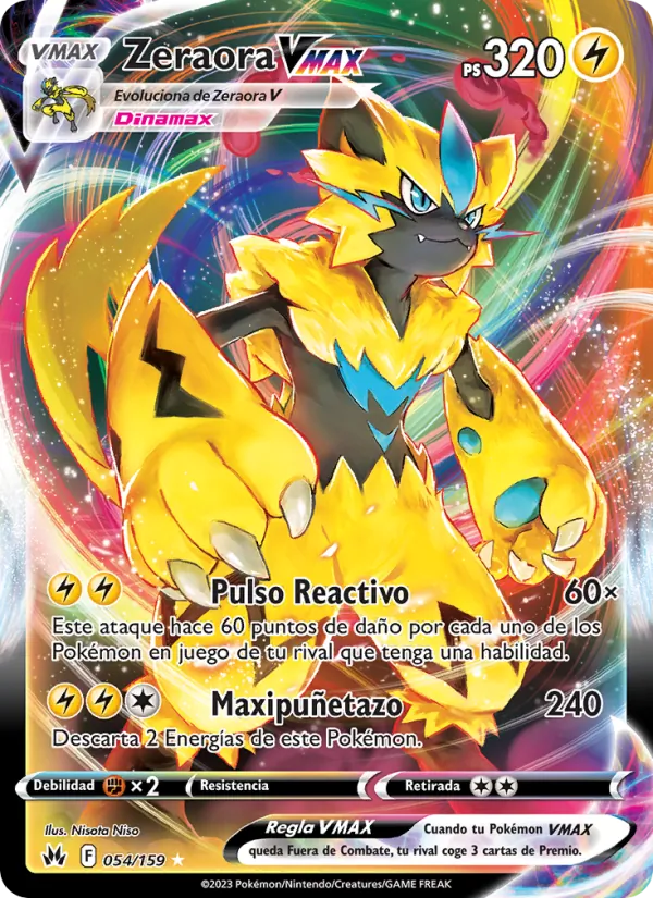 Zeraora VMAX (Crown Zenith #054/159)