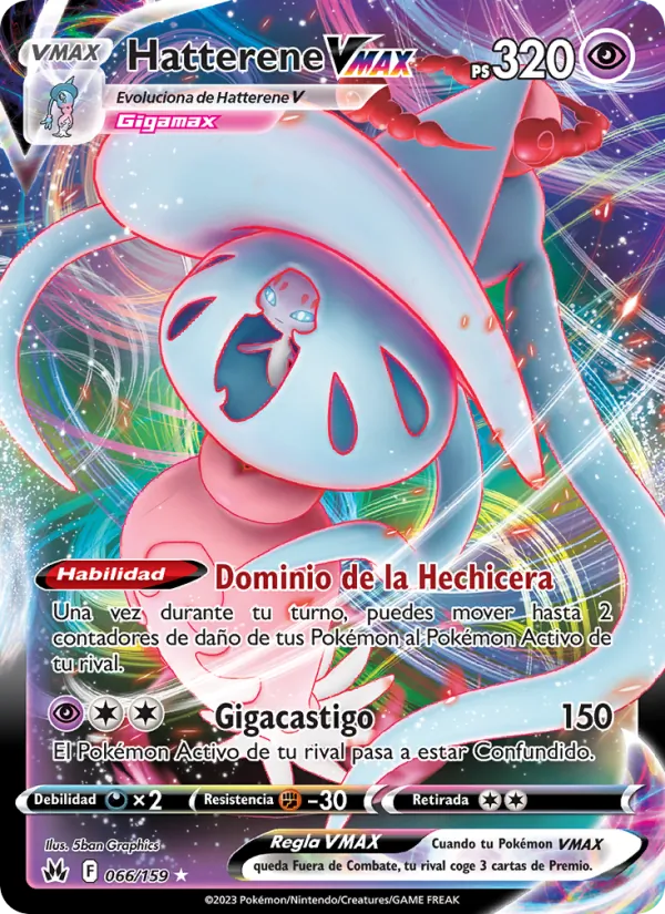 Hatterene VMAX (Cenit Supremo #066/159)