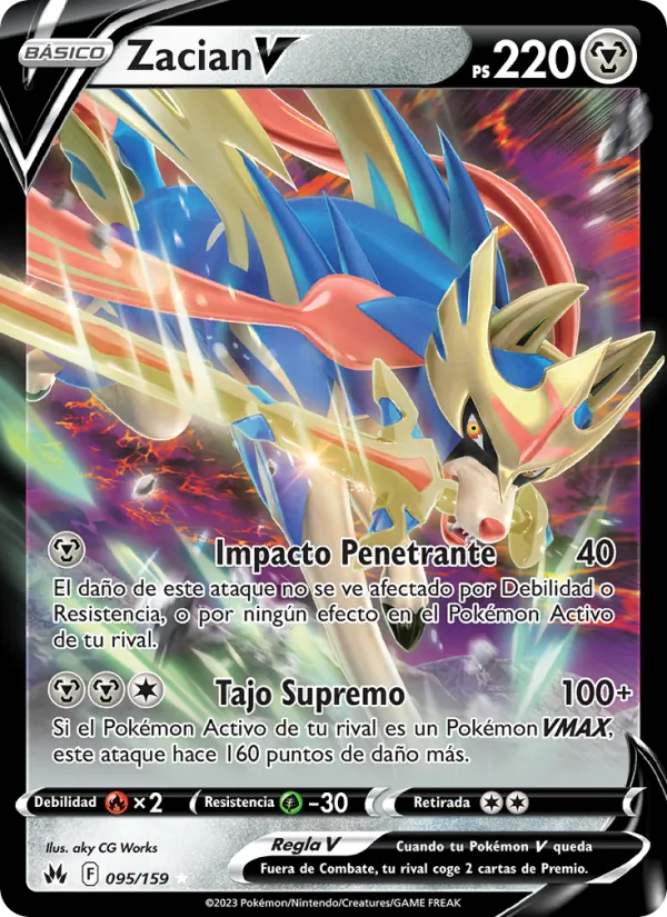Zacian V (Crown Zenith #095/159)