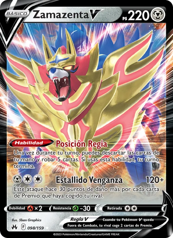 Zamazenta V (Cenit Supremo #098/159)