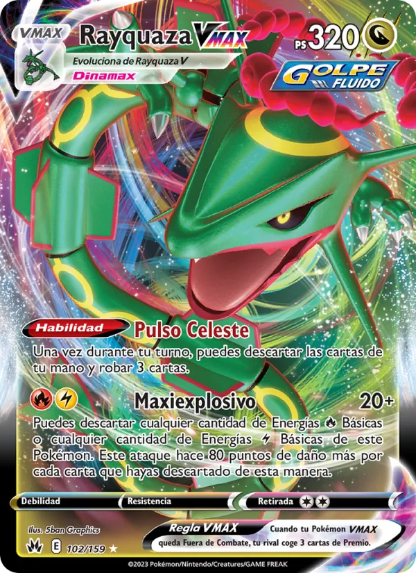 Rayquaza VMAX (Cenit Supremo #102/159)