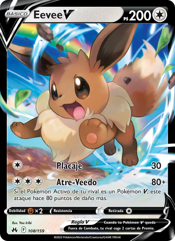 Eevee V (Crown Zenith #108/159)